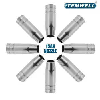 Газовая насадка 15AK в европейском стиле, 5/10 шт., наконечник пистолета для сварки mig, наконечник для горелки mig 14AK 15AK