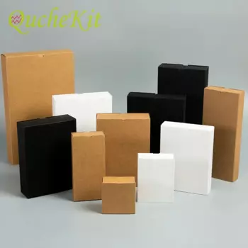 Картонные подарочные коробочки из крафт-бумаги 5/10 шт
