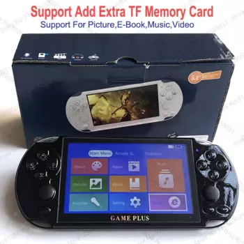 5,1 дюймов 8 Гб X9 портативный игровой плеер, игровая консоль для psp