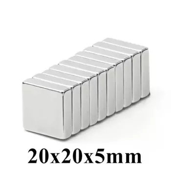 5-200 шт. 10x10x5 мм сверхмощный редкоземельный блок NdFeB магнит Неодимовый N35 Магниты 10x10x5 мм