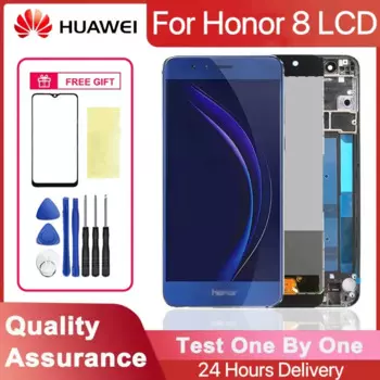 5,2 "новый оригинальный ЖК-дисплей для Huawei Honor 8, ЖК-дисплей с сенсорным экраном и дигитайзером в сборе для Honor 8 искусственных элементов