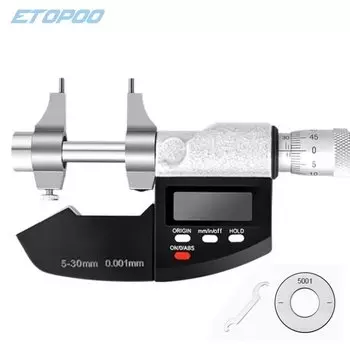 5-30 мм внутренний электронный цифровой внутренний микрометр метрические микрометры твердосплавные измерительные инструменты