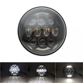 5-3/4 5,75 дюймов мотоциклетная светодиодная фара с высоким/ближним светом DRL для Harley Dyna Street Bob Super Wide Glide Iron 883