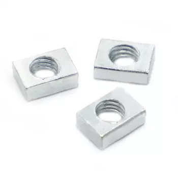 5-50 шт. тонкая квадратная гайка M3 M4 M5 M6 M8 оцинкованная сталь прямоугольные гайки слайдер-блок для аксессуаров для алюминиевого профиля