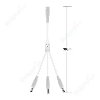 5,5 мм * 2,1 мм, постоянный ток от 1 до 2, 3, 4, 5 способов, фоторазъем, женский, мужской, Y-образный кабель для светодиодной ленты, адаптер питания для камеры видеонаблюдения