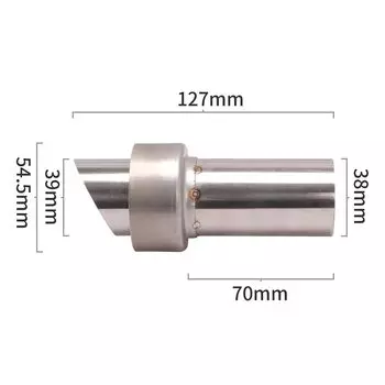 5,5 мм универсальный глушитель выхлопной трубы мотоцикла Escape Moto глушитель из нержавеющей стали шум DB Killer звук для YAMAHA для BMW