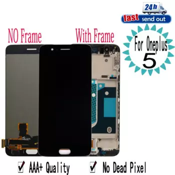 5,5 "ЖК-дисплей для Oneplus 5 ЖК-дисплей кодирующий преобразователь сенсорного экрана в сборе Замена с рамкой для Oneplus5