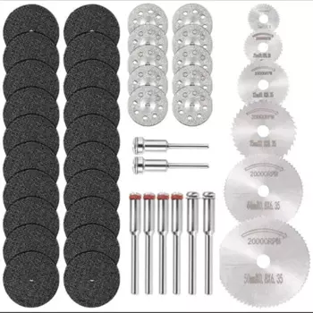 5-60Pcs Diamond Cutting Discs Metal Hss Saw Blade Set Cutting Tool Saw Blades for Dremel Metal Cutter Power Hand Tools 22-50mm