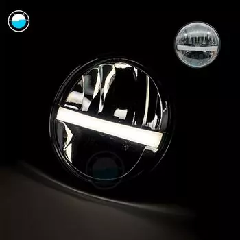 5,75 48 Вт дюймов с DRL для Dyna FX CVO Softail 5,75 дюймов светодиодная фара H4 для мотоцикла.