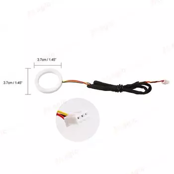 5,9 дюйма/4,13 дюйма Symphony RGB рог твитер окружающий свет универсальный интерьер автомобиля атмосферные лампы аудио украшения капота управление через приложение