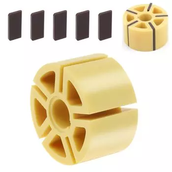 Пневматическая шлифовальная машина ChgImposs, пластиковый ротор, желтый