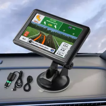 5-дюймовый GPS-навигатор 8 ГБ + 128 МБ Автомобильный грузовик-навигатор для Европы Автоматическое вождение Навигатор TFT Сенсорный экран Авто электроника