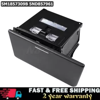 5-й 857961 Вставка ящика для хранения консоли пепельницы с левым рулем для VW Tiguan Golf Plus 2009 2010 2011 2012 2013 2014 5M 1857309 Б