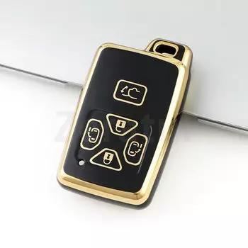 5-кнопочный чехол для автомобильного ключа из ТПУ для Toyota Alphard Vellfire Previa Estima Isis Noah Voxy, сумка-держатель для ключа с дистанционным управлением без ключа
