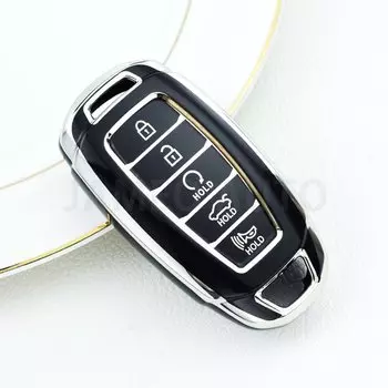 5-кнопочный чехол для автомобильного ключа из ТПУ для Hyundai I30 Ix35 Kona Encino Solaris Azera Grandeur Ig Accent TM Palisade Santa Fe