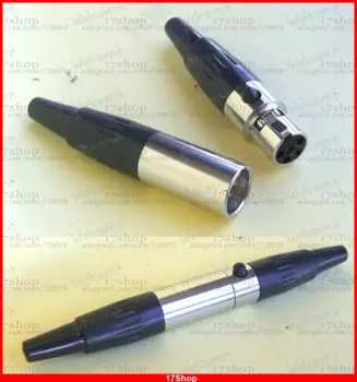 5 компл. Разъем M/F- Mini XLR 5-контактный Штекерный кабель встроенный гнездовой штекер 5-контактный