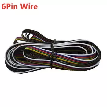 5 м-100 м 22awg 2Pin 3pin 4pin 5pin 6pin Удлинитель электрический провод 5050 3528 RGB RGBW RGBWW RGBCCT Светодиодная лента удлинитель кабеля