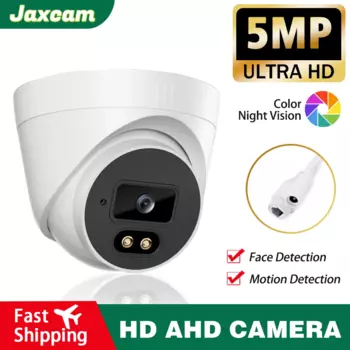 5-мегапиксельная H.265 HD полноцветная камера ночного видения для помещений и улицы AHD CCTV купольная камера видеонаблюдения