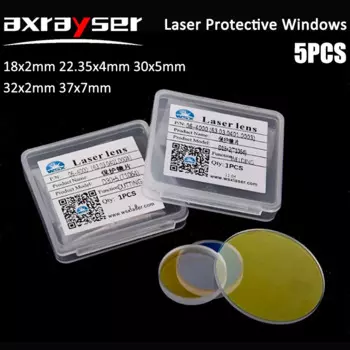 5 шт. WSX защитные окна D18x2 D30x5 D37x7 15 кВт оригинальные оптические плавленые линзы из кремнезема JGS1 ND18 MN15 NC12 NC30 NC60
