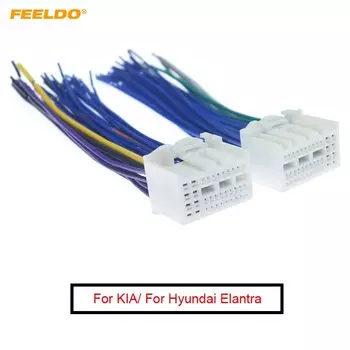 5 пар 35Pin + 38Pin полный штырьковый разъем для автомобильного стерео провода, адаптер, разъем для радио для KIA K2/K3/K4/Elantra/Tucson