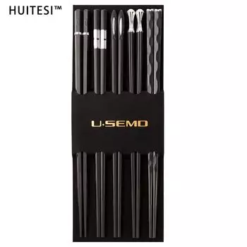 5 пар палочек для еды HUITESI