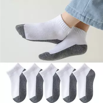 5 пар/партия, детские летние хлопковые носки