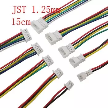 5 пар разъемов LOCHEUK JST 1,25 мм/PH 2,0 мм/XH 2,54 мм/SM 2/3/4/5/6 контактов