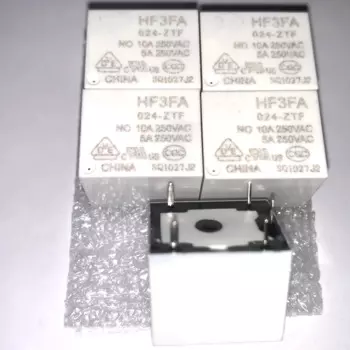 Реле HF3FA 024-ZTF, 5 контактов, 24 В, 5 шт
