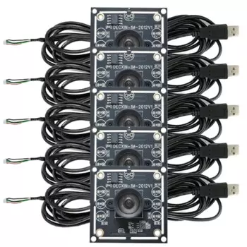 5 шт. 100-градусный модуль камеры 1MP OV9732 1280X720 USB бесплатный драйвер ручной фокусировки с 2-метровым кабелем для Winxp/7/8/10
