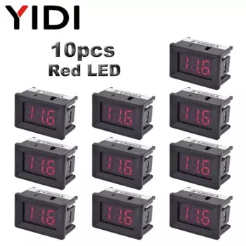 YIDI Мини вольтметр 0,36 дюйма 2,3-30В