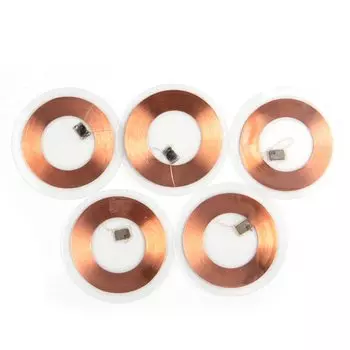 5 шт., 125 кГц, ID T5577, записываемая медная катушка, бриллиантовая сверхтонкая карта доступа для сотового телефона