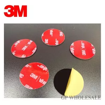 5 шт. 3M VHB 5952 диаметр = 30 мм круглая сверхпрочная Двухсторонняя клейкая акриловая поролоновая лента подходит для автомобильной видеокамеры Держатель DVR