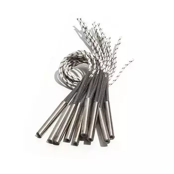 5 шт. 9,5 мм 98 ~ 115 мм 316SUS нагреватель картриджа 110 В/220 В/380 В одиночная головка двойная нагревательная трубка 380 Вт/400 Вт/420 Вт/450 Вт электрический элемент