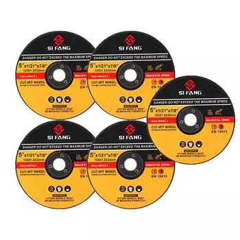 5 шт. алмазный диск 125 мм отрезной диск по металлу, угловая шлифовальная машина, шлифовальные круги для отрезного круга из нержавеющей стали, режущее лезвие из армированной смолы