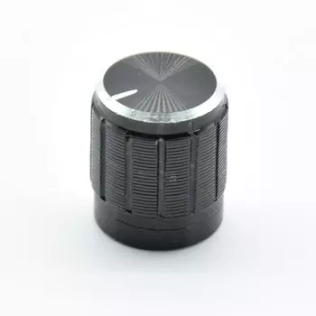 5 шт., алюминиевые ручки потенциометров SANDOMEY, черные, золотые, серебряные, 15*17 мм