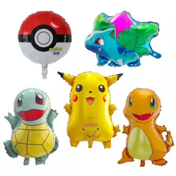 5 шт. Алюминиевые шары с Покемонами MINISO