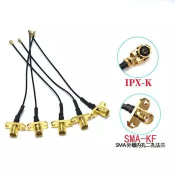 5 шт. антенна WiFi Pigtail Cable SMA Female Panel Mount to Ufl./IPX Javino