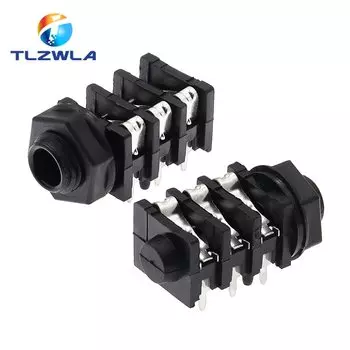 5 шт. Аудио разъем 6.35 мм TLZWLA