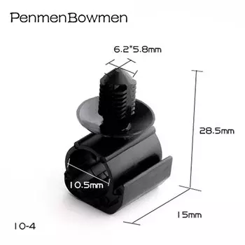 5 шт. автомобильные фиксирующие клипсы Penmenbowmen Harness buckle series