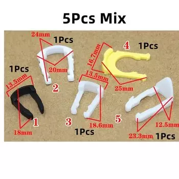 5 шт. автомобильный топливный фильтр, соединительный болт, пластиковый крепежный зажим