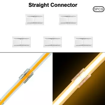 5 шт. быстрые разъемы для светодиодной ленты 5 В, 12 В, 24 В, 5 мм, 8 мм, 10 мм
