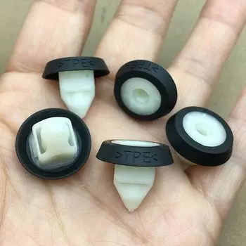 5 шт. для Audi A4 Q7 S3 S6 TT A6 кронштейн заднего бампера, накладка на шасси, стопорное кольцо, основание, защелкивающийся зажим