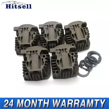 5 шт. для Audi Q7 Touareg Cayenne X5 E53 Land Rover L32 пневматическая подвеска комплект воздушного компрессора головка цилиндра и поршневые кольца