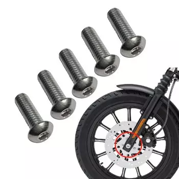 5 шт. для Harley Touring Dyna Softail Sportster XL883 1200, за исключением Trike диск переднего тормоза мотоцикла винты, комплект оборудования, болты