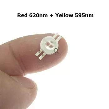 5 шт. двухцветные светодиодные лампочки QINGYING 2x3w