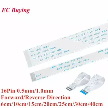 5 шт. EC Buying 16Pin Ribbon Flexible Flat Cable