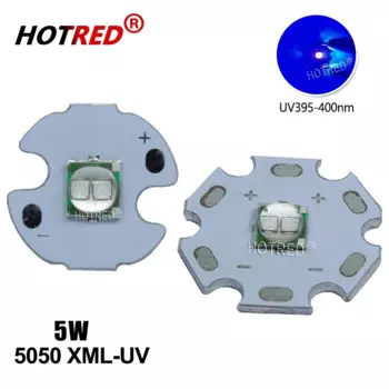 5 шт. Epileds 5050 5 Вт УФ фиолетовые светодиодные лампы