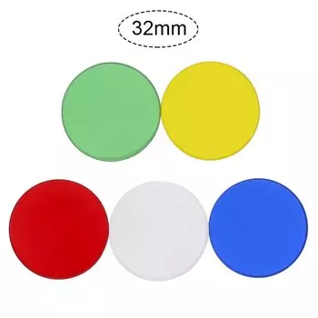 5 шт. фильтры для микроскопов WALLY SKY OF-SET32 синий, зеленый, желтый, белый, красный