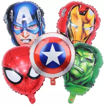 5 шт., фольгированные шары «Мстители» MARVEL