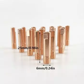 5 шт., газовая насадка для сварофонарь M6 * 25 мм
